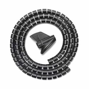 ORGANIZADOR DE CABLE AISENS 25MM 1M BLACK