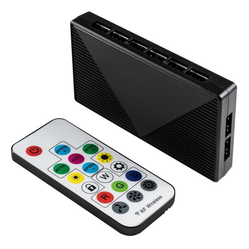 PACK 3 VENTILADORES 12CM UNYKACH CANDY 30 ARGB + CONTROLADORA - Imagen 7