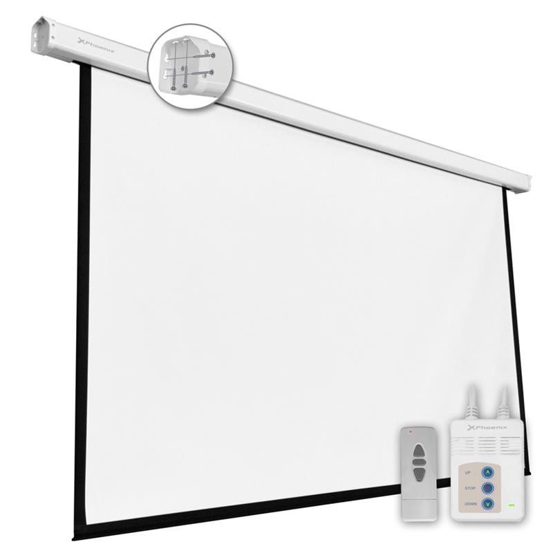 PANTALLA PROYECCION PHOENIX PARED Y TECHO ELECTRICA 100 200X150 - Imagen 3