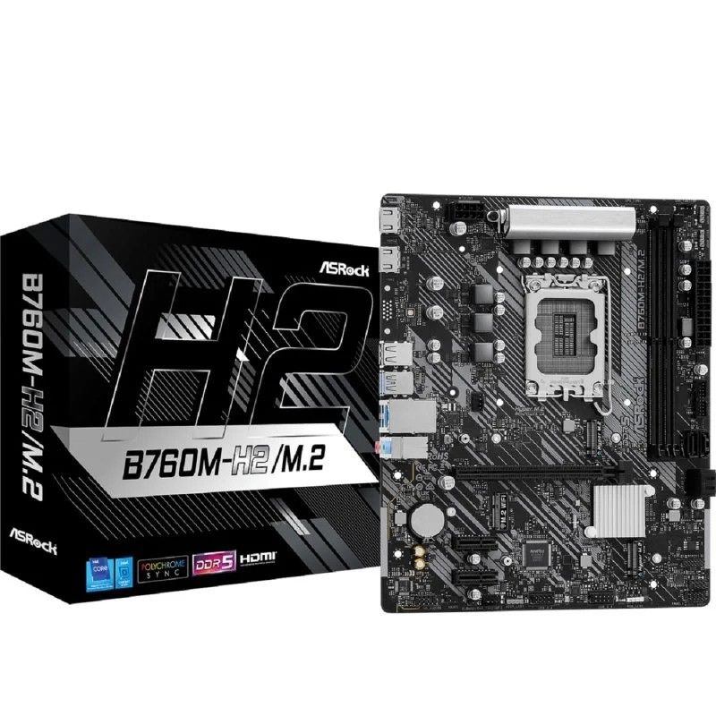 PLACA BASE ASROCK B760M-H 2XDDR5 MATX HDMI +DP