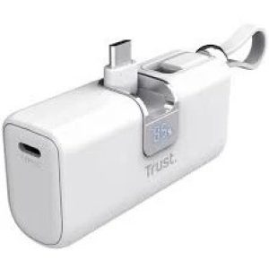 POWERBANK TRUST PACTO 5000MAH USB-C PD WHITE