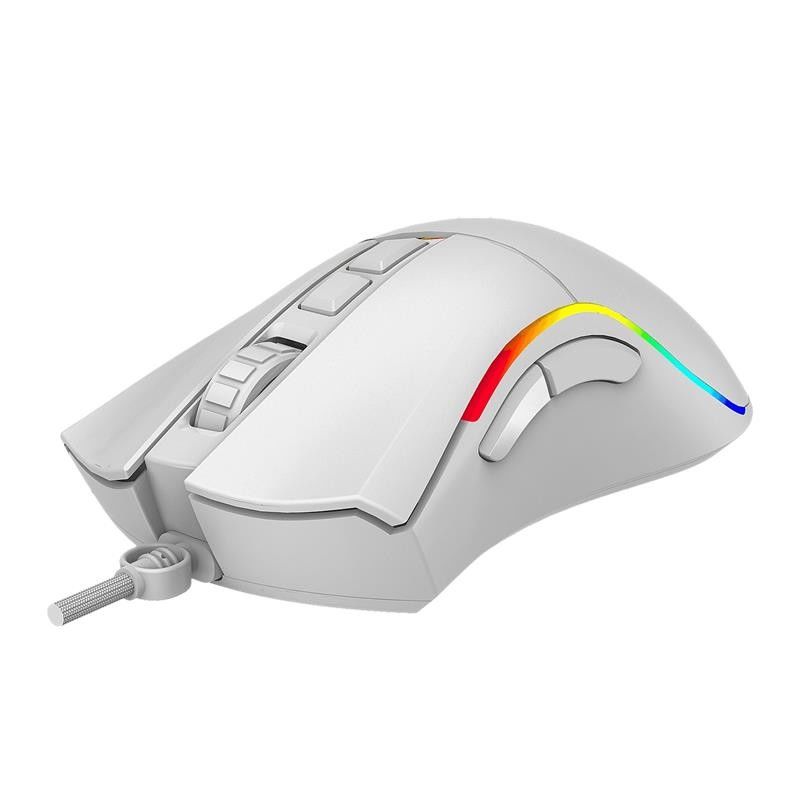 RATON PHOENIX GAMING VOID USB RGB 12000 DPI 7 BOTONES WHITE - Imagen 2