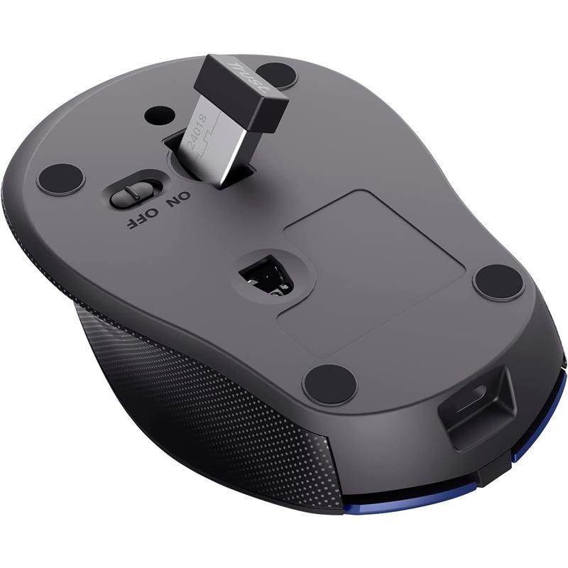 RATON TRUST ZAYA RECARGABLE WIRELESS BLUE - Imagen 4
