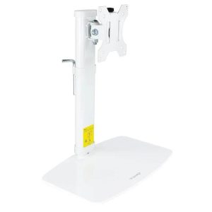 SOPORTE DE MESA TV MONITOR TOOQ REG.ALTURA GIR. INCL. 17-27 WHITE