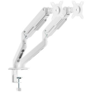 SOPORTE DE MESA TV/MONITOR AISENS 17 – 32 2 BRAZOS GIRATORIO/INCLINABLE HASTA 9KG WHITE