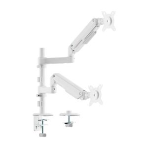 SOPORTE DE MESA TV/MONITOR AISENS 17 – 32 2 BRAZOS GIRATORIO/INCLINABLE HASTA 9KG WHITE