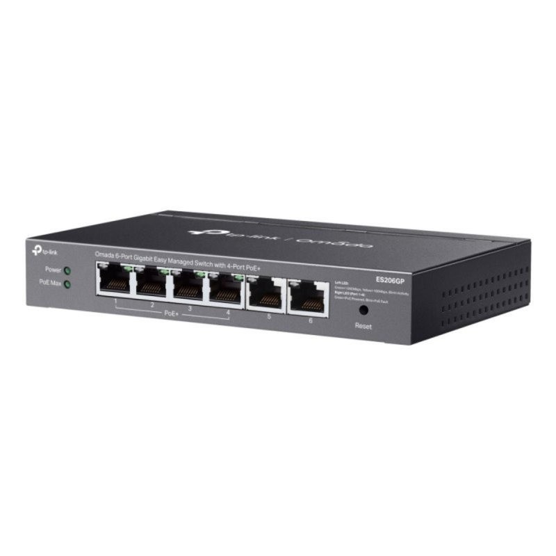 SWITCH TP-LINK ES206GP GIGABIT 6 PUERTOS POE+ - Imagen 3