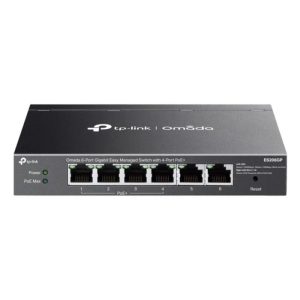 SWITCH TP-LINK ES206GP GIGABIT 6 PUERTOS POE+