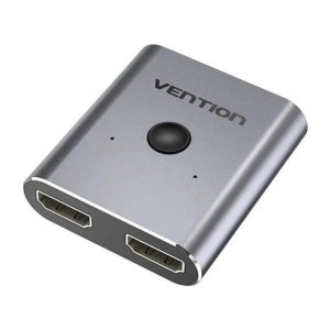 SWITCH/SPLITTER VENTION HDMI 2.0/H – X2 HDMI/H BIDIRECCIONAL 4K SILVER
