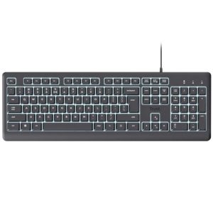 TECLADO TRUST PRIMO USB ILLUMINATED BLACK