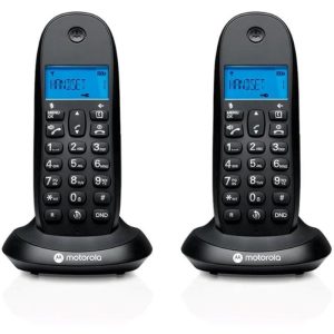 TELEFONO MOTOROLA C1002 CB+ DECT  WIRELESS BLACK ( 2UD )