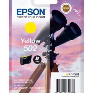 TINTA EPSON C13T02V44020 YELLOW T02V4 502