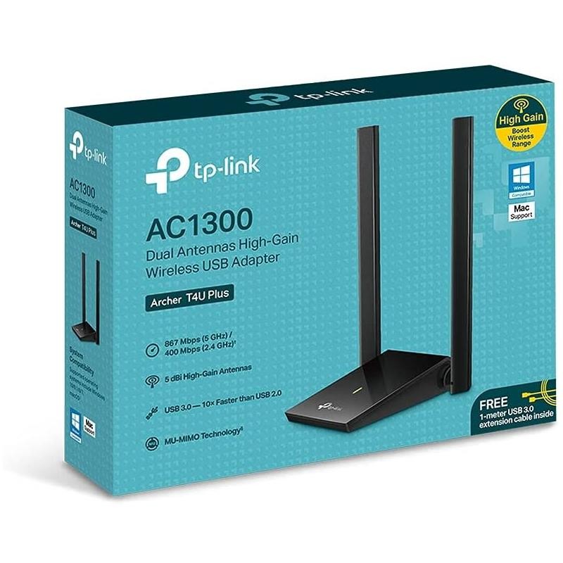 WIRELESS ADAPTADOR T4U PLUS USB 3.0 DUAL BAND TP-LINK AC1300 - Imagen 5