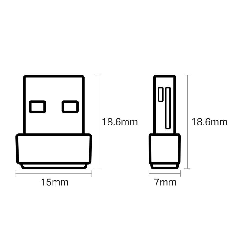 WIRELESS ADAPTADOR USB TP-LINK ARCHER T2U NANO 600MBPS - Imagen 4