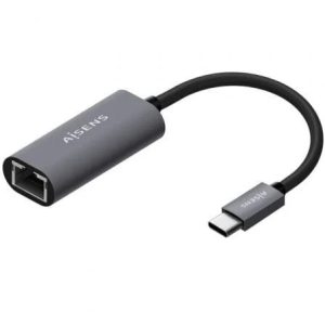 ADAPTADOR AISENS USB-C A ETHERNET GIGA GREY