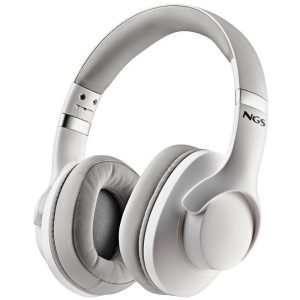 AURICULARES NGS ARTICA STORM WIRELESS BLUETOOTH MICROFONO DIADEMA WHITE