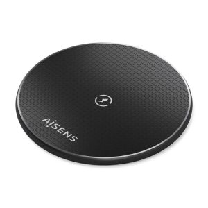 BASE DE CARGA AISENS WIRELESS SMARTPHONE 15W BLACK