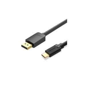 CABLE CONVERSOR VENTION USB-C/M – DISPLAYPORT/M 2M BLACK