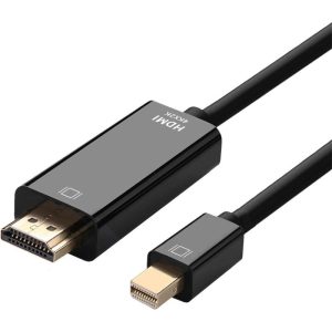 CABLE MINI DP A HDMI  MINI DP/M – HDMI/M AISENS 2M BLACK
