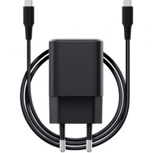 CARGADOR GAN TRUST MAXO USB-C 65W + CABLE USB-C 2M BLACK
