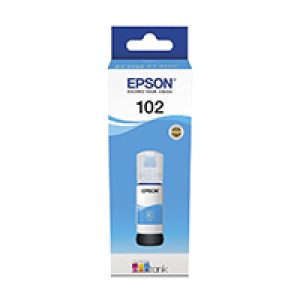 Botella Tinta Epson EcoTank 102 Cian 70ml (C13T03R240)