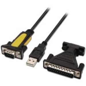 Cable AISENS USB-A a RS232 1.8m Negro (A104-0039)