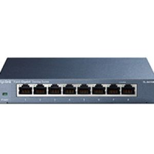 Switch TP-Link 8xRJ45 GbE Negro (TL-SG108S)