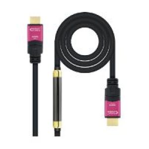 Nanocable HDMI A/M a HDMI A/M 25m Negro (10.15.3725)