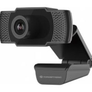 WebCam CONCEPTRONIC FHD Micrófono USB Negra (AMDIS01B)