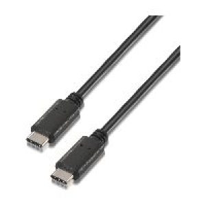 Cable AISENS USB-C/M a USB-C/M 1m Negro (A107-0056)