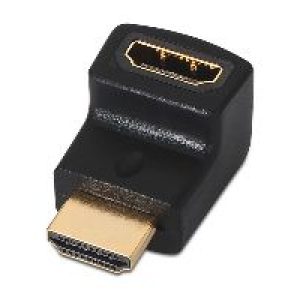 Adaptador AISENS HDMI A/H a HDMI A/M Negro (A121-0124)