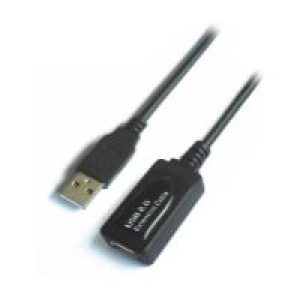Cable AISENS USB-A/M a USB-A/H 15m Negro (A101-0020)
