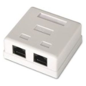 Roseta AISENS RJ45 Cat6 UTP 2 Tomas Blanca (A139-0302)