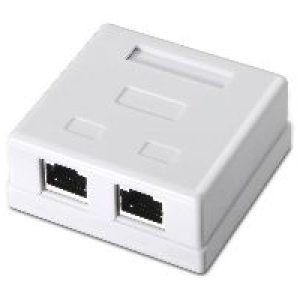 Roseta AISENS RJ45 Cat6 FTP 2 Tomas Blanca (A139-0304)