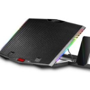Base Refrigeración Mars Gaming 17″ Stand Negra (MNBC5)