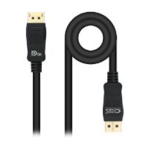 Nanocable DP/M a DP/M 2m Negro (10.15.2502)