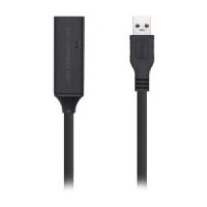 Cable AISENS USB-A/M a USB-A/H 5m Negro (A105-0407)