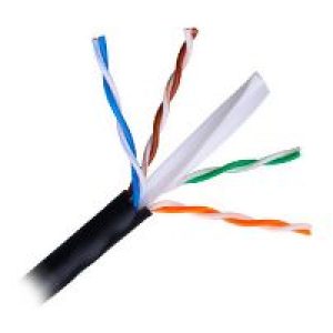 Bobina AISENS Cat.6 UTP AWG24 100m Negro (A135-0263)