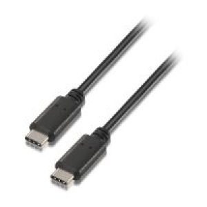 Cable AISENS USB-C/M a USB-C/M 0.5m Negro (A107-0055)