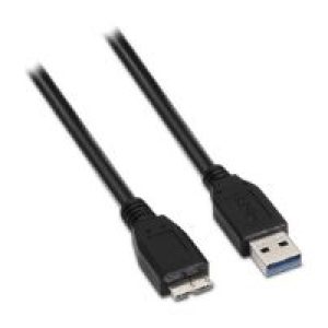 Cable AISENS USB-A/M a mUSB-B/M 1m Negro (A105-0043)