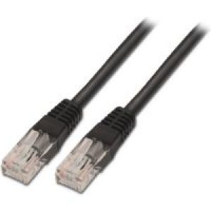Cable AISENS RJ45 Cat.6 UTP AWG24 3m Negro (A135-0260)