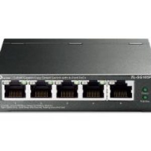Switch TP-Link 5xRJ45 GbE PoE+ 65W Negro (TL-SG105PE)