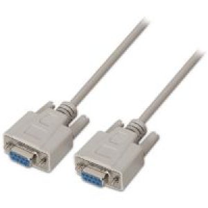 Cable AISENS RS232 DB9/H a DB9/H 1.8m Beige (A112-0067)