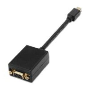 Cable AISENS MiniDP/M a VGA/H 15cm Negro (A125-0135)