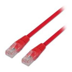 Cable AISENS RJ45 Cat.5e UTP AWG24 1m Rojo (A133-0206)