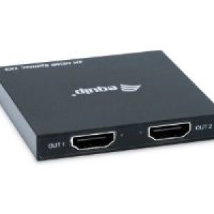 Splitter EQUIP 4K UHD 3D 2xHDMI Out Negro (EQ332715)