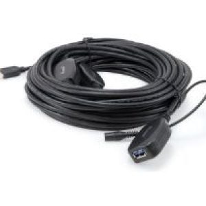 Cable EQUIP USB-A/M a USB-A/H 15m Negro (EQ133348)