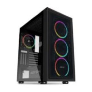 Caja Gaming Abysm Danube Kamp ARGB ATX Negra (AB812107)