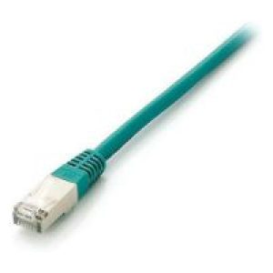 Cable EQUIP RJ45 Cat.6a S/FTP 0.5m Verde (EQ605647)