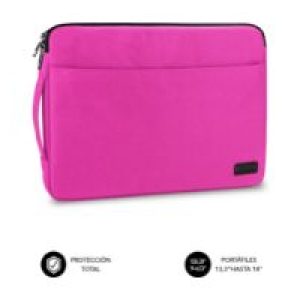 Funda SUBBLIM Urban 14″ Poliéster Rosa (SUB-LS-0PS0003)